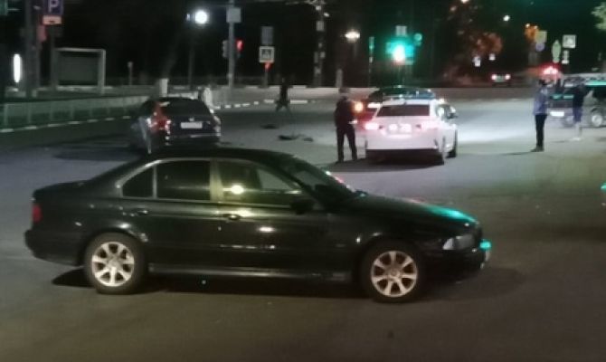 Ночью в центре Тулы произошло ДТП