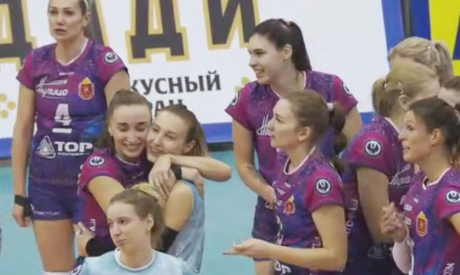 Волейбольная «Тулица» одержала победу в Суперлиге
