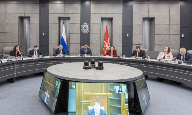 Михаил Пантелеев доложил Хуснуллину о стройках и ЖКХ в Туле