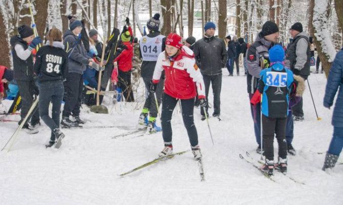 157 школьников поучаствовали в лыжном первенстве в Туле