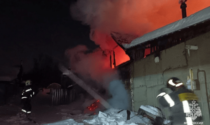 Восемь пожаров потушили в Тульской области 3 февраля