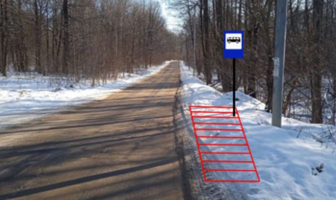 В тульском поселке Комарки появятся остановочные павильоны