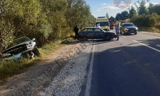 13-летнюю девочку госпитализировали после ДТП в Заокском районе