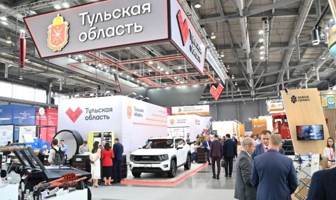Делегация Тульской области принимает участие в «Иннопроме-2026»