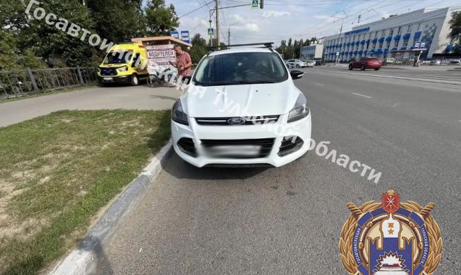 Велосипедист попал под колеса иномарки на Демидовской плотине в Туле