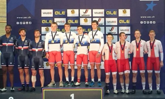 Юные туляки в составе команды по велоспорту взяли "золото" на первенстве Европы