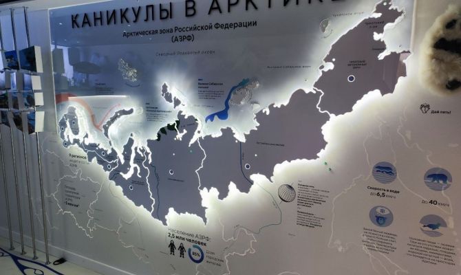 В Белоусовском парке Тулы открылся бесплатный музей «Каникулы в Арктике»