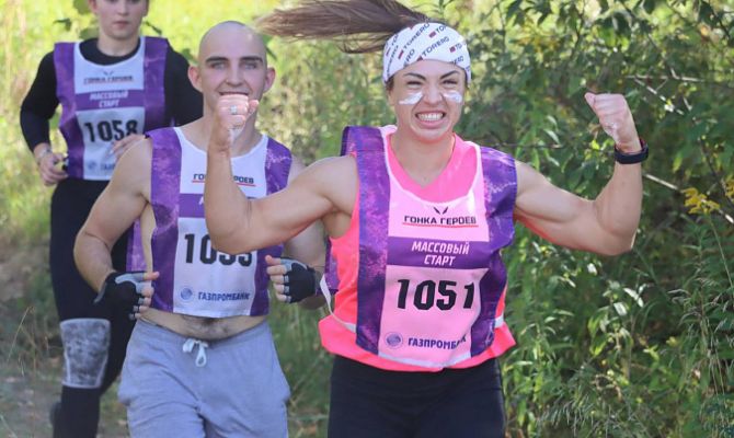 В Туле прошел Всероссийский забег с препятствиями