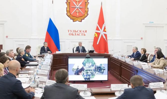 Миляев обсудил развитие ОПК Тульской области с СоюзМаш