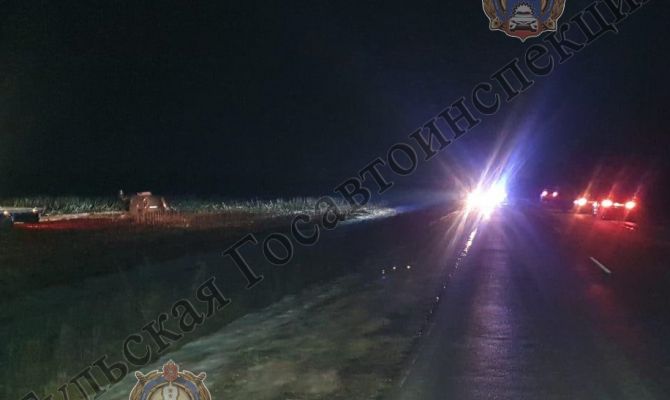 В Богородицком районе водитель и пассажир скончались в ДТП