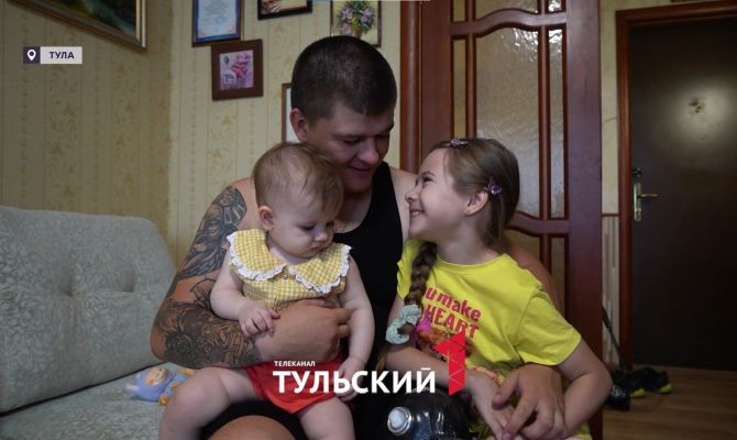 Потерявший ногу ветеран СВО из Тульской области стал вести семейный блог о спорте