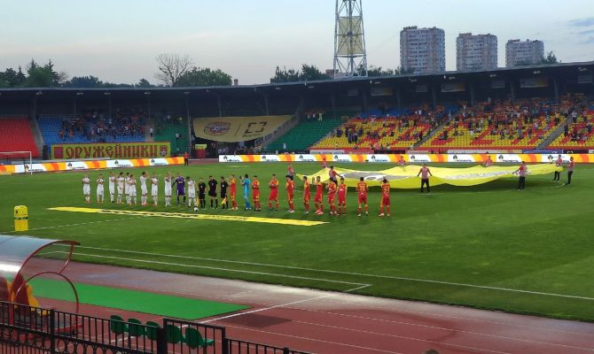 "Арсенал" - "Крылья Советов": после первого тайма счет равный