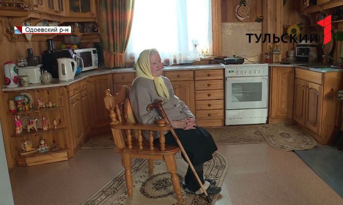 100-летний юбилей в этом году отметит жительница Одоевского села Анастасово