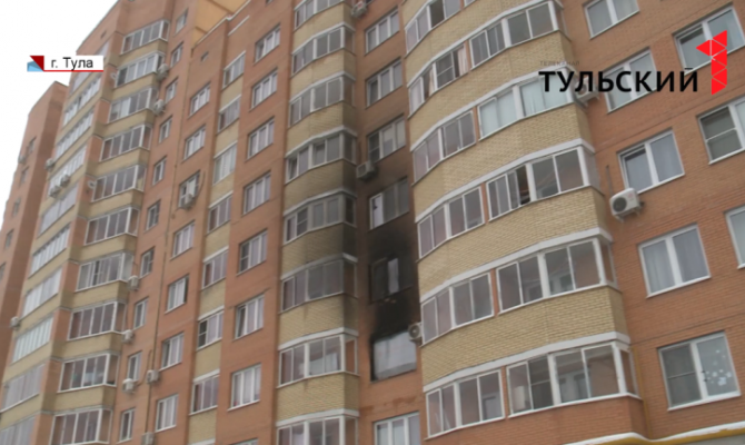 Подробности пожара в тульской многоэтажке: УК приступила к восстановлению подъезда