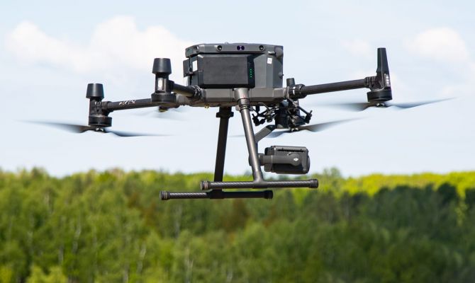 В соседней Калужской области упал беспилотник