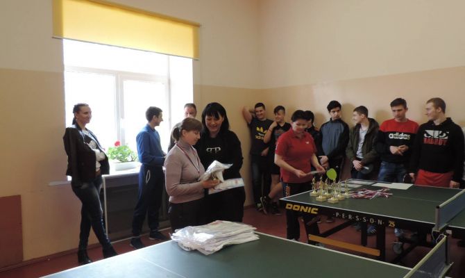 В Туле прошел чемпионат области по настольному теннису среди инвалидов