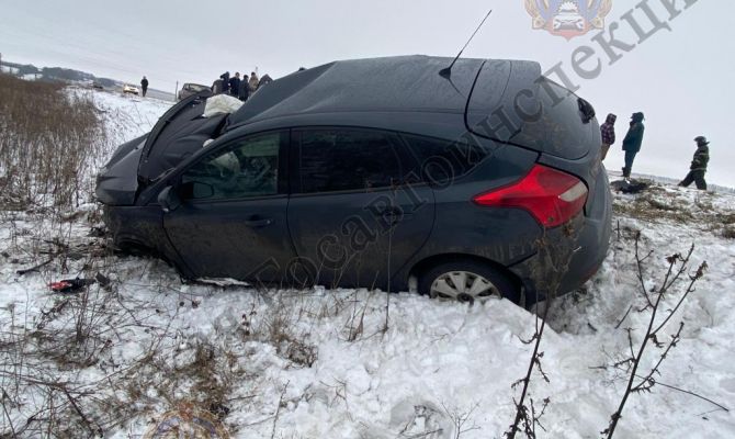 В Ефремовском районе в результате ДТП скончалась женщина на Ford Focus