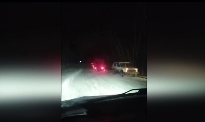 Снег спровоцировал массовое ДТП под Тулой