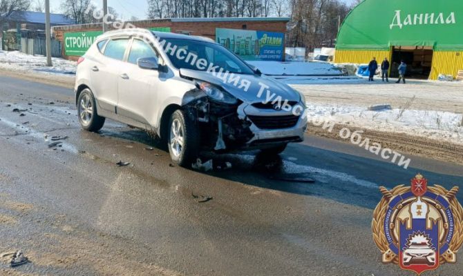 В Кимовском районе водитель "Хендая" вылетел на встречку: пострадал подросток
