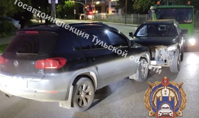 В Туле на улице Оружейной пьяный водитель вылетел на встречку: пострадал ребенок