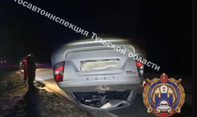 Под Тулой 22-летний парень попал в ДТП