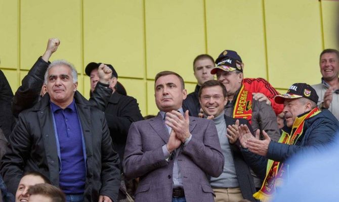 Алексей Дюмин посетил матч «Арсенала» со «Спартаком»