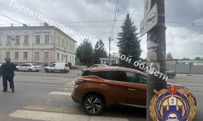 В Туле автомобиль сбил пешехода на нерегулируемом переходе