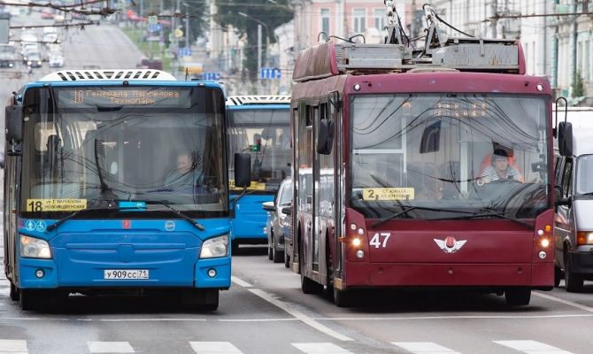 Как в Туле будет работать общественный транспорт на новогодних каникулах