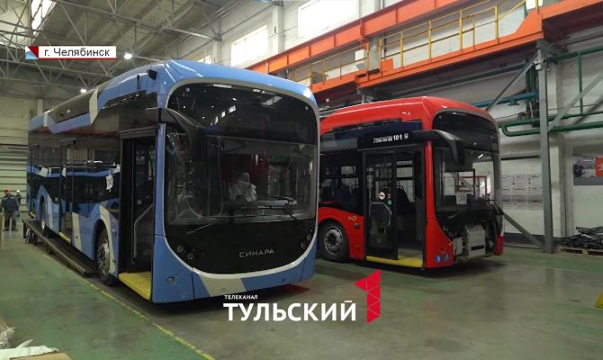 Электробус с автономным ходом из Челябинска приедет в Тульскую область