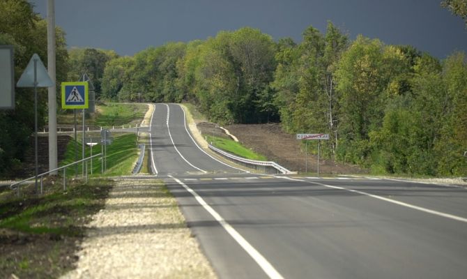 В Тульской области капитально отремонтировали дорогу впервые за 80 лет