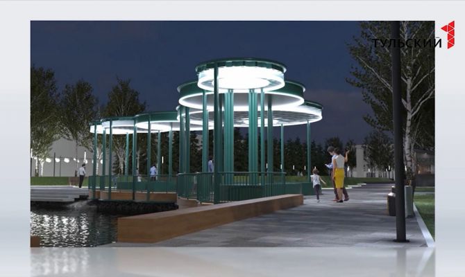 На какой стадии находится благоустройство Свиридовского пруда в Узловой 