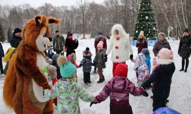 В Тульских парках продолжается "Зима по-тульски"