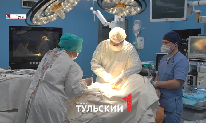 Тульские врачи научились делать операции на легких без вскрытия грудной клетки