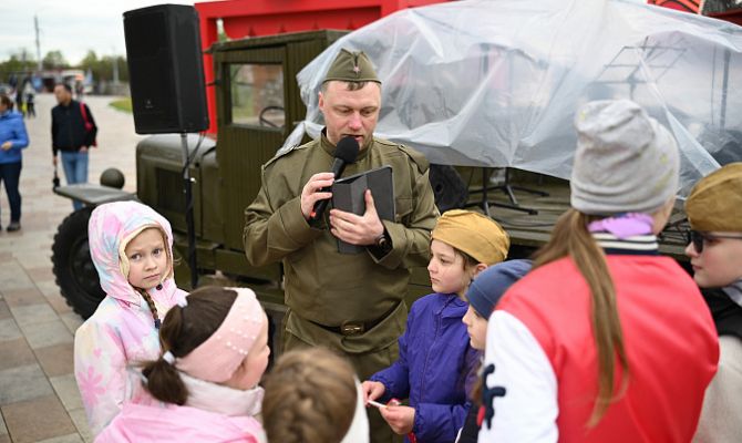 Как в историческом центре Тулы отметили День Победы