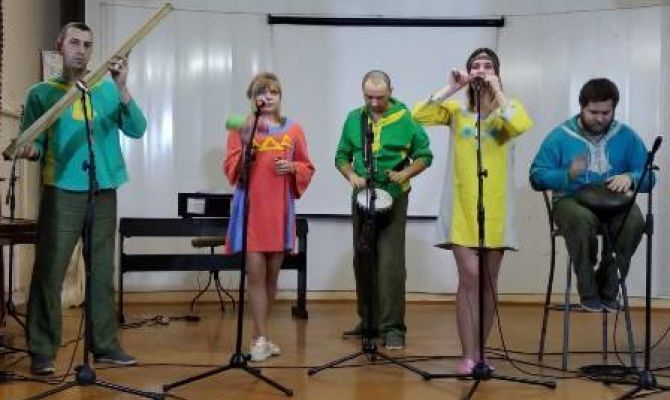 В Чернском районе в Скуратово провели концерт "Хорошее настроение"