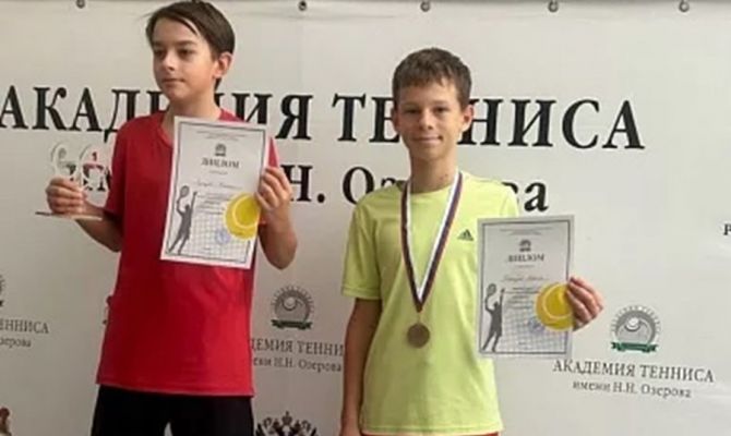 Юный туляк завоевал "бронзу" на Всероссийских соревнованиях по теннису
