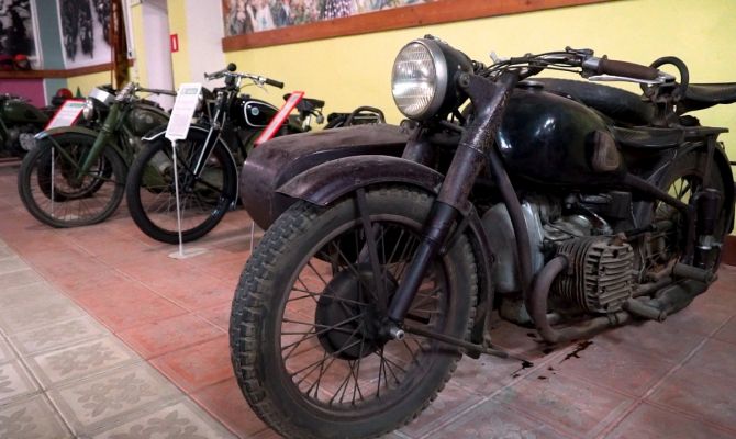 Тульский реставратор восстановил один из редчайших советских мотоциклов