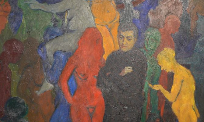 В центре обнаженных ярких фигур: в Туле открылась необычная выставка