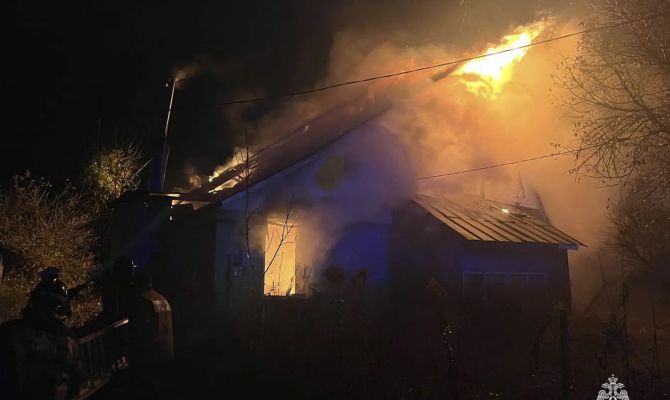 За сутки в Тульской области потушили три пожара