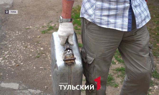 Тулякам грозит штраф за неправильное хранение бензина