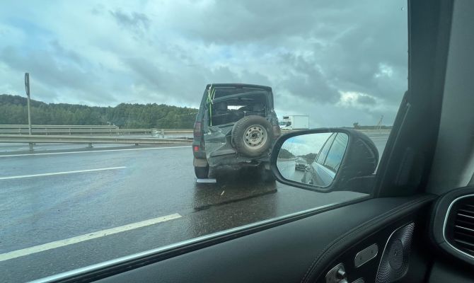 В Туле серьезное ДТП затруднило движение в сторону Москвы