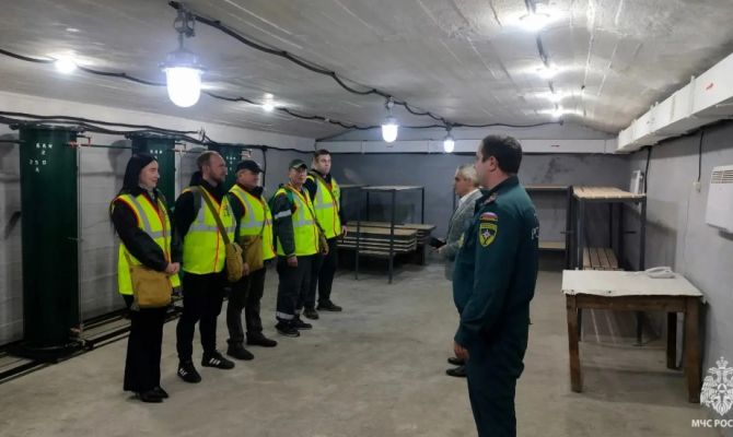 Сотрудники МЧС проверили готовность укрытия в Тульской области