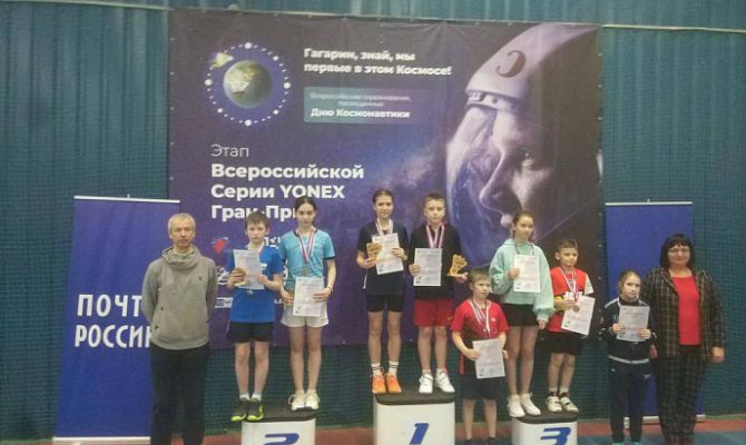 Туляки заняли призовые места на Всероссийских соревнованиях по бадминтону