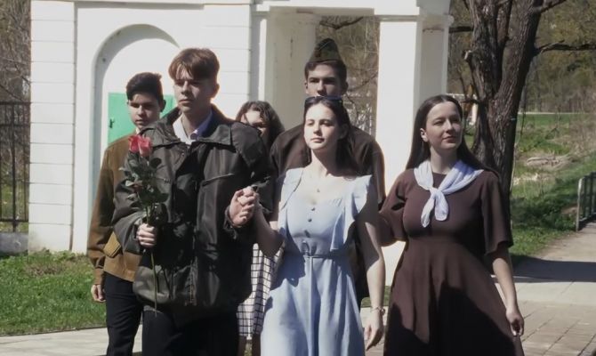 Яснополянские школьники присоединились к марафону «Звучит Победа»