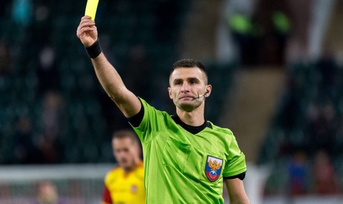 Стал известен главный арбитр матча "Арсенал" - "СКА-Хабаровск"