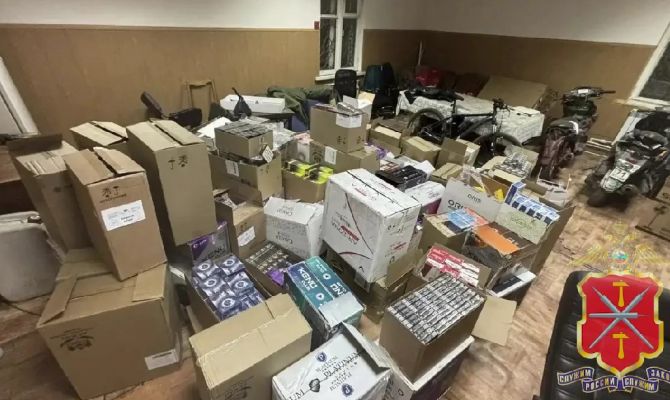 В Киреевске полиция изъяла сигареты на 6,2 млн рублей