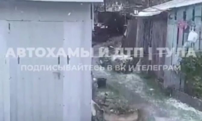 В Тульской области выпал первый снег