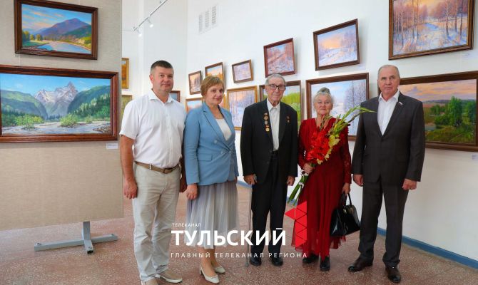 В Туле открылась выставка работ художника Ивана Щербино