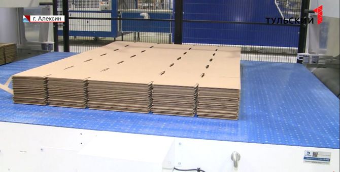 4 фуры гофрокартона выпускают в Тульской области за один час