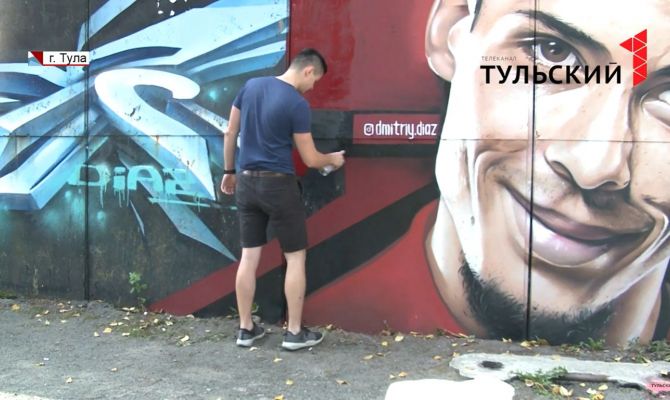 О «Ливерпуле», семье и вдохновении: тульский граффитист Дмитрий Языков рассказал о своем творчестве